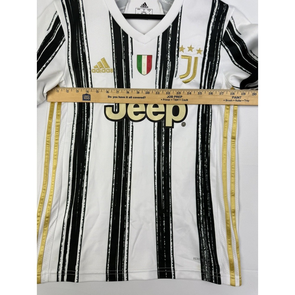 JUVENTUS ADIDAS 2020/2021 FOOTBALL SOCCER HOME JERSEY #7 RONALDO SIZE S EI9894 - Picture 6 of 16